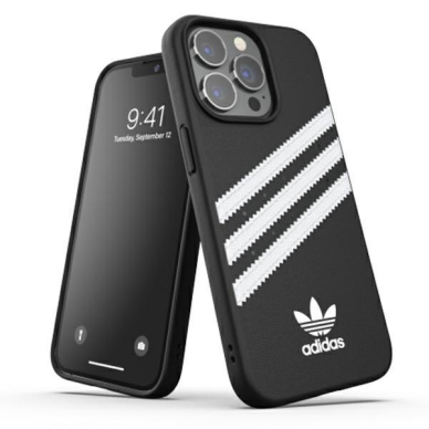 Dėklas Adidas OR Moulded PU iPhone 13 Pro / 13 Juodas/baltas 47114 Dėklas Adidas OR Moulded PU iPhone 13 Pro / 13 Juodas/baltas 47114