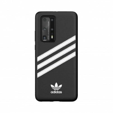 Adidas OR Moulded PU Dėklas skirtas Huawei P40 - Juodas and Baltas 4 Adidas OR Moulded PU Dėklas skirtas Huawei P40 - Juodas and Baltas 4