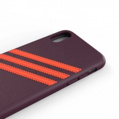 Adidas OR Moulded PU iPhone X/XS Dėklas - Burgundy-Orange 4