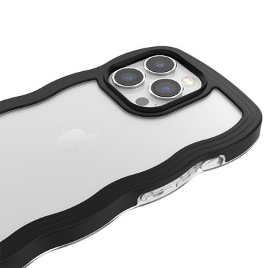 Dėklas Adidas OR Wavy iPhone 13 Pro /13 Juodas/permatomas 51900 6 Dėklas Adidas OR Wavy iPhone 13 Pro /13 Juodas/permatomas 51900 6