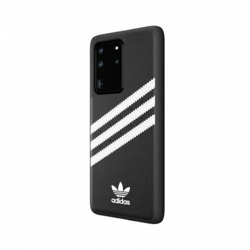 Adidas OR Moudled Dėklas PU skirtas Samsung Galaxy S20 Ultra Juodas and Baltas 4