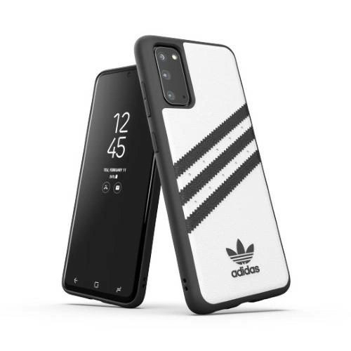 Samsung Galaxy S20 Adidas OR Moulded PU dėklas - baltas-juodas/baltas-juodas 38622 Samsung Galaxy S20 Adidas OR Moulded PU dėklas - baltas-juodas/baltas-juodas 38622
