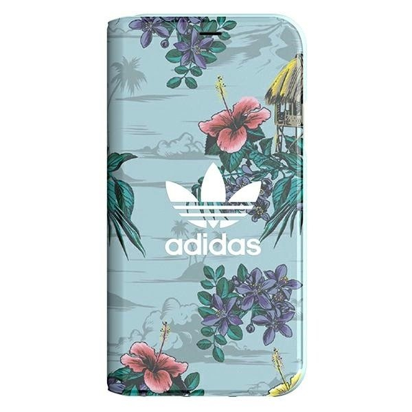 Adidas Booklet Dėklas Floral skirtas iPhone X / XS - Pilkas Adidas Booklet Dėklas Floral skirtas iPhone X / XS - Pilkas