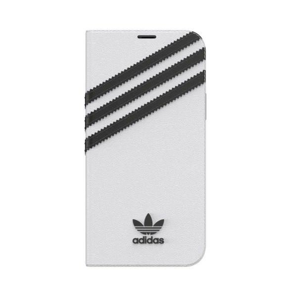 Adidas OR Booklet Dėklas PU skirtas iPhone 12 / 12 Pro 6.1&quot; - Baltas and Juodas 1