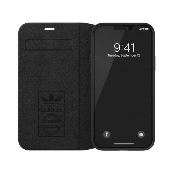 Adidas OR Booklet Dėklas PU skirtas iPhone 12 / 12 Pro 6.1&quot; - Baltas and Juodas 3