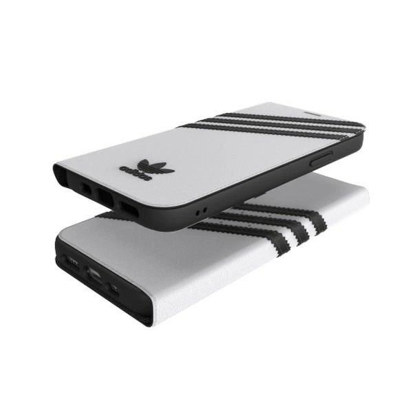 Adidas OR Booklet Dėklas PU skirtas iPhone 12 / 12 Pro 6.1" - Baltas and Juodas 4 Adidas OR Booklet Dėklas PU skirtas iPhone 12 / 12 Pro 6.1" - Baltas and Juodas 4