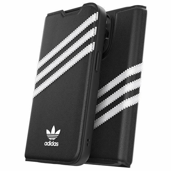 Dėklas Adidas OR Booklet PU iPhone 14 Pro Juodas/baltas 50196 8 Dėklas Adidas OR Booklet PU iPhone 14 Pro Juodas/baltas 50196 8