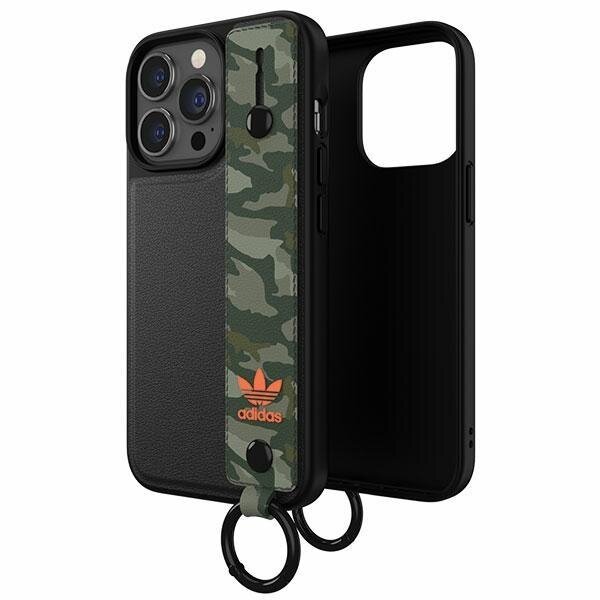 Dėklas Adidas OR Hand Strap iPhone 13 Pro /13 Juodas/žalias 47111 6 Dėklas Adidas OR Hand Strap iPhone 13 Pro /13 Juodas/žalias 47111 6