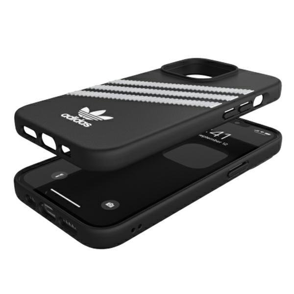 Dėklas Adidas OR Moulded PU iPhone 13 Pro / 13 Juodas/baltas 47114 5 Dėklas Adidas OR Moulded PU iPhone 13 Pro / 13 Juodas/baltas 47114 5