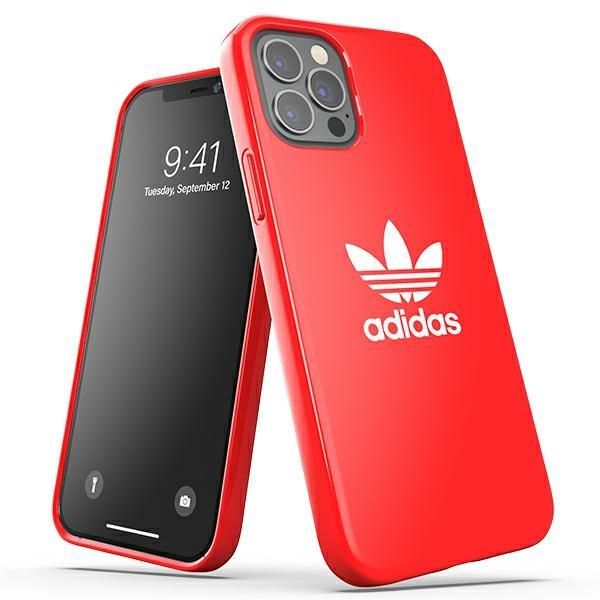 Dėklas Adidas OR SnapCase Trefoil iPhone 12/12 Pro raudonas 42293 Dėklas Adidas OR SnapCase Trefoil iPhone 12/12 Pro raudonas 42293