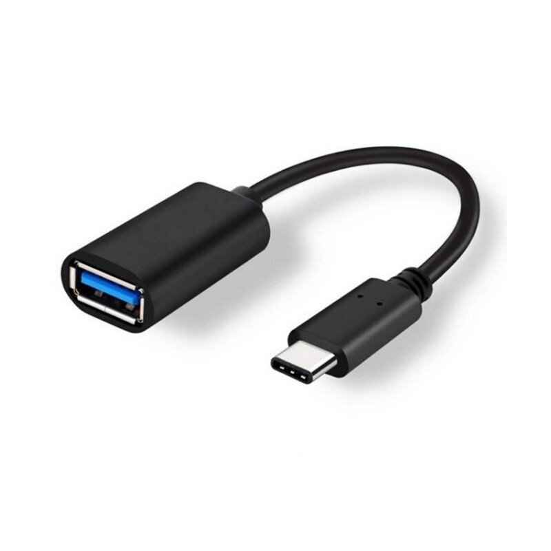 Adapteris iš Type-C į USB (OTG) juodas Adapteris iš Type-C į USB (OTG) juodas