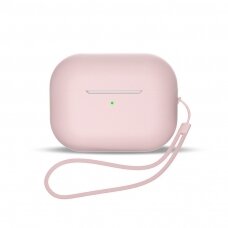 Dėklas ausinėms Silicone AirPods 1 / AirPods 2 - Rožinis