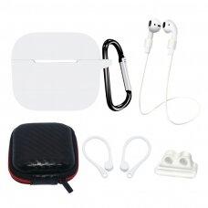 Rinkinys ausinėms Silicone AirPods 3 | Baltas