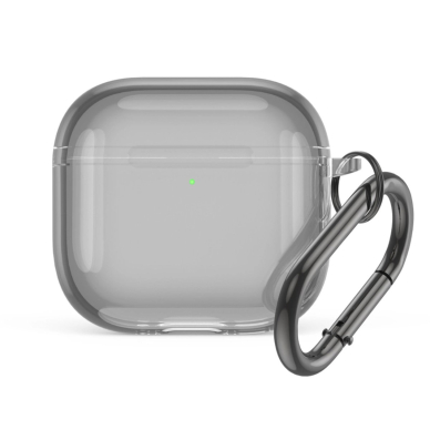 Airpods 4 permatomas dėklas - pilkas