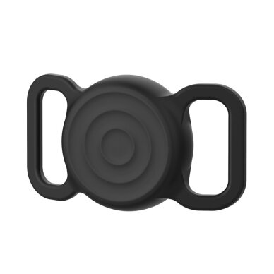 AirTag silikoninis vandeniui atsparus dėklas ant augintinio antkaklio – juodas AirTag silikoninis vandeniui atsparus dėklas ant augintinio antkaklio – juodas