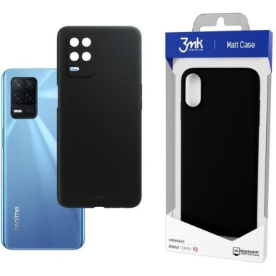 Akcija! *** pažeista pakuotė *** 3MK Matt Case Realme 8 5G black / black Akcija! *** pažeista pakuotė *** 3MK Matt Case Realme 8 5G black / black