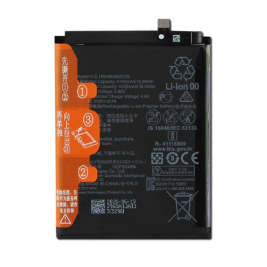 Akumuliatorius Huawei P30 Pro/Mate 20 Pro 4100mAh HB486486ECW OEM Akumuliatorius Huawei P30 Pro/Mate 20 Pro 4100mAh HB486486ECW OEM