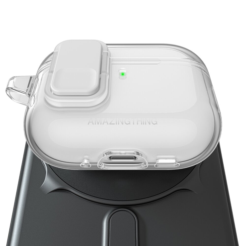 AirPods Pro 3 AmazingThing Minimal dėklas – skaidrus 5 AirPods Pro 3 AmazingThing Minimal dėklas – skaidrus 5