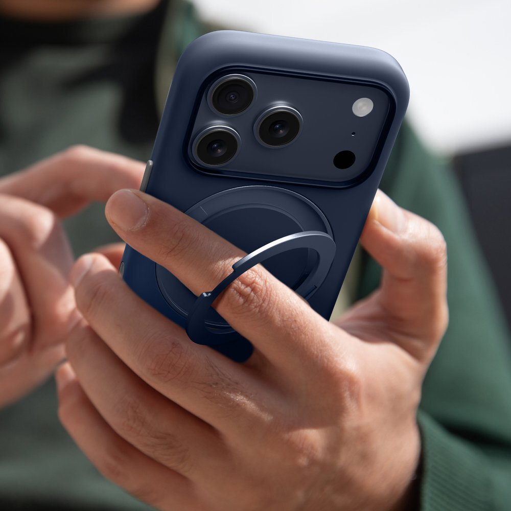 iPhone 17 Pro Max AmazingThing Cloudie dėklas su stovu – mėlynas 4