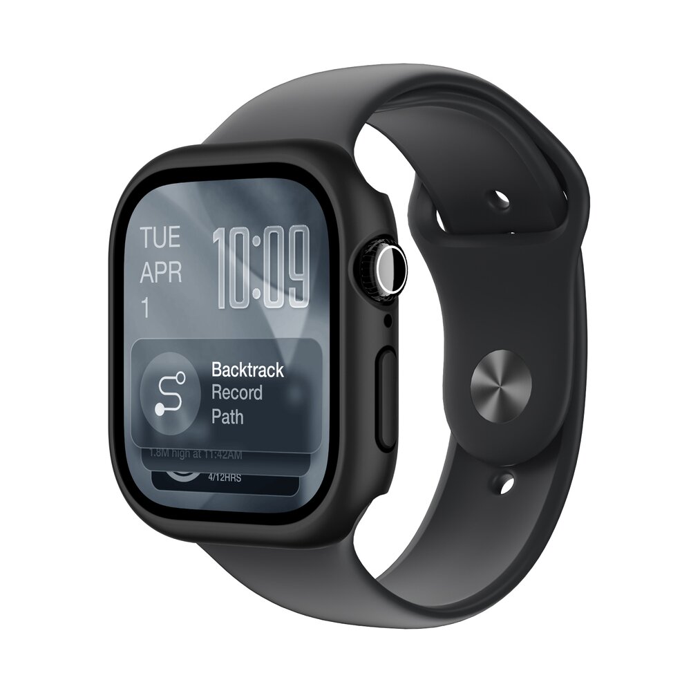 Apple Watch Series 11 42mm AmazingThing Minimal apsauginis dėklas – juodas 5