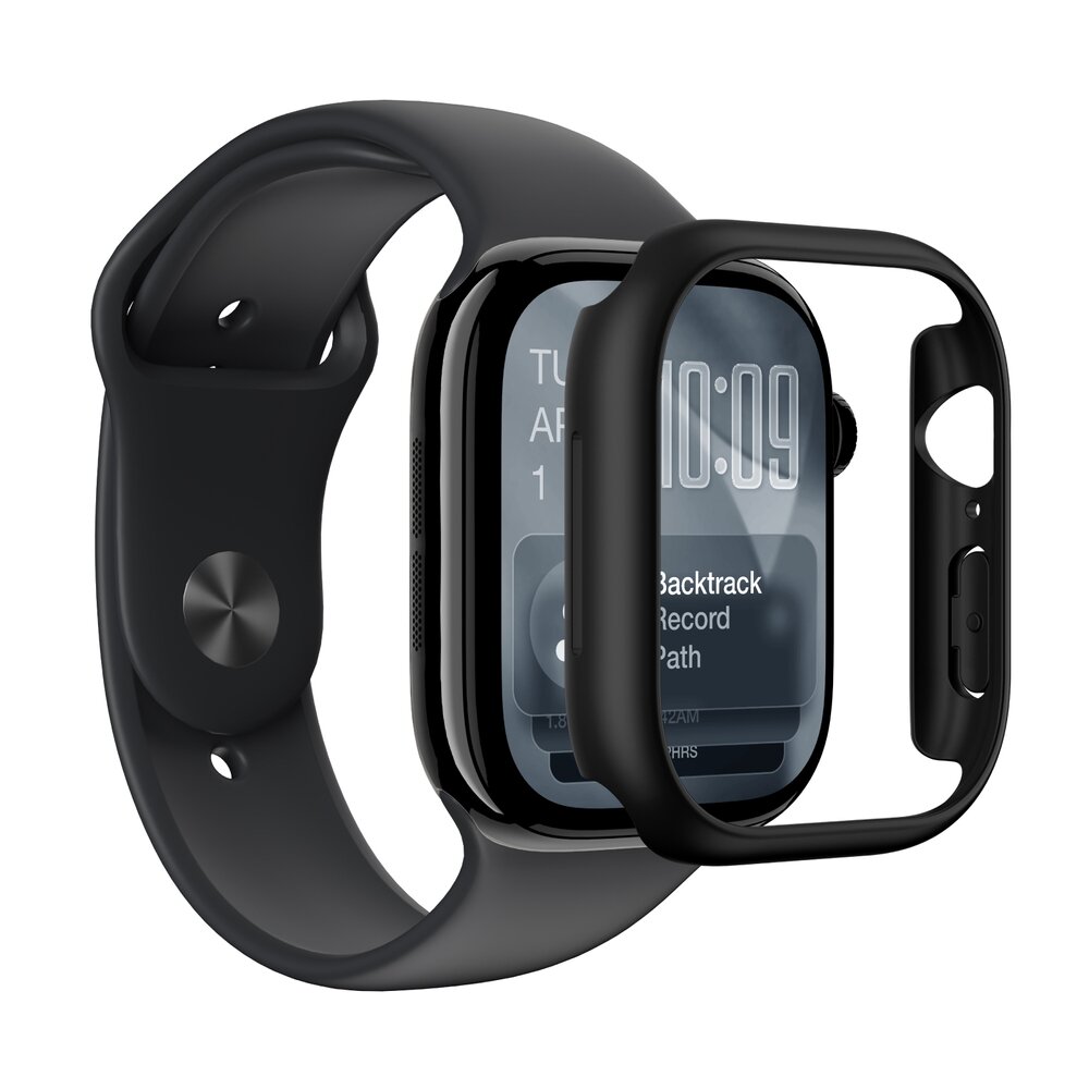 Apple Watch Series 11 46mm AmazingThing Minimal apsauginis dėklas – juodas 3