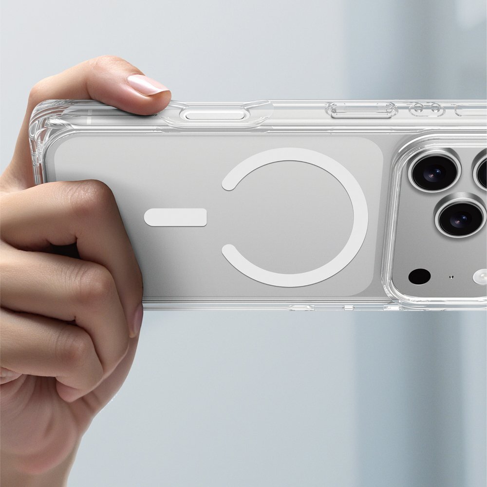 iPhone 17 Pro Max dėklas AmazingThing Omni, MagSafe suderinamas – skaidrus 4