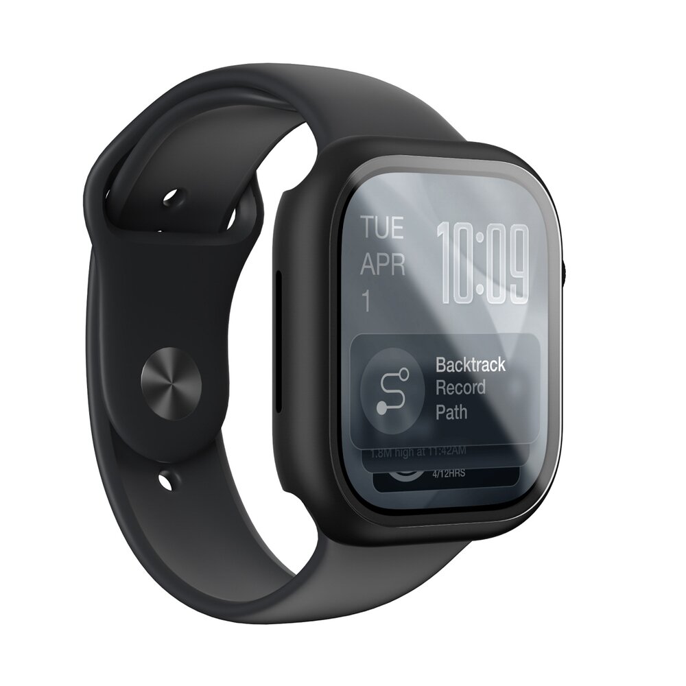 Apple Watch Series 11 42mm AmazingThing Radix ekrano apsauginis stiklas su dėklu – juodas 3 Apple Watch Series 11 42mm AmazingThing Radix ekrano apsauginis stiklas su dėklu – juodas 3