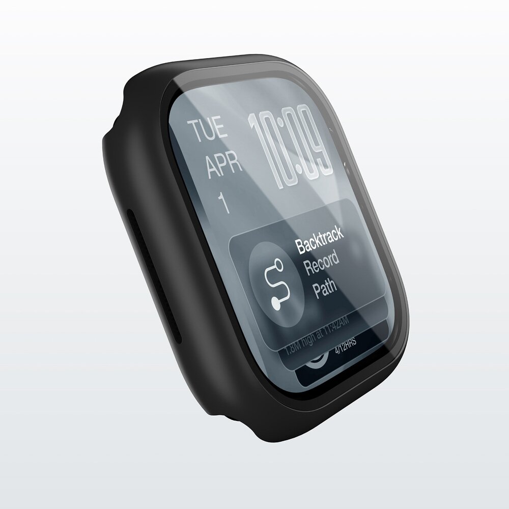 Apple Watch Series 11 42mm AmazingThing Radix ekrano apsauginis stiklas su dėklu – juodas 8