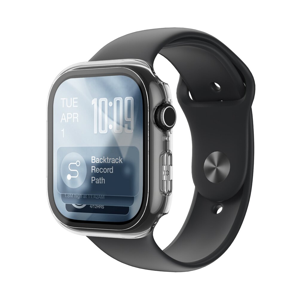 Apple Watch Series 11 46mm AmazingThing Radix ekrano apsauginis stiklas su dėklu – skaidrus 5