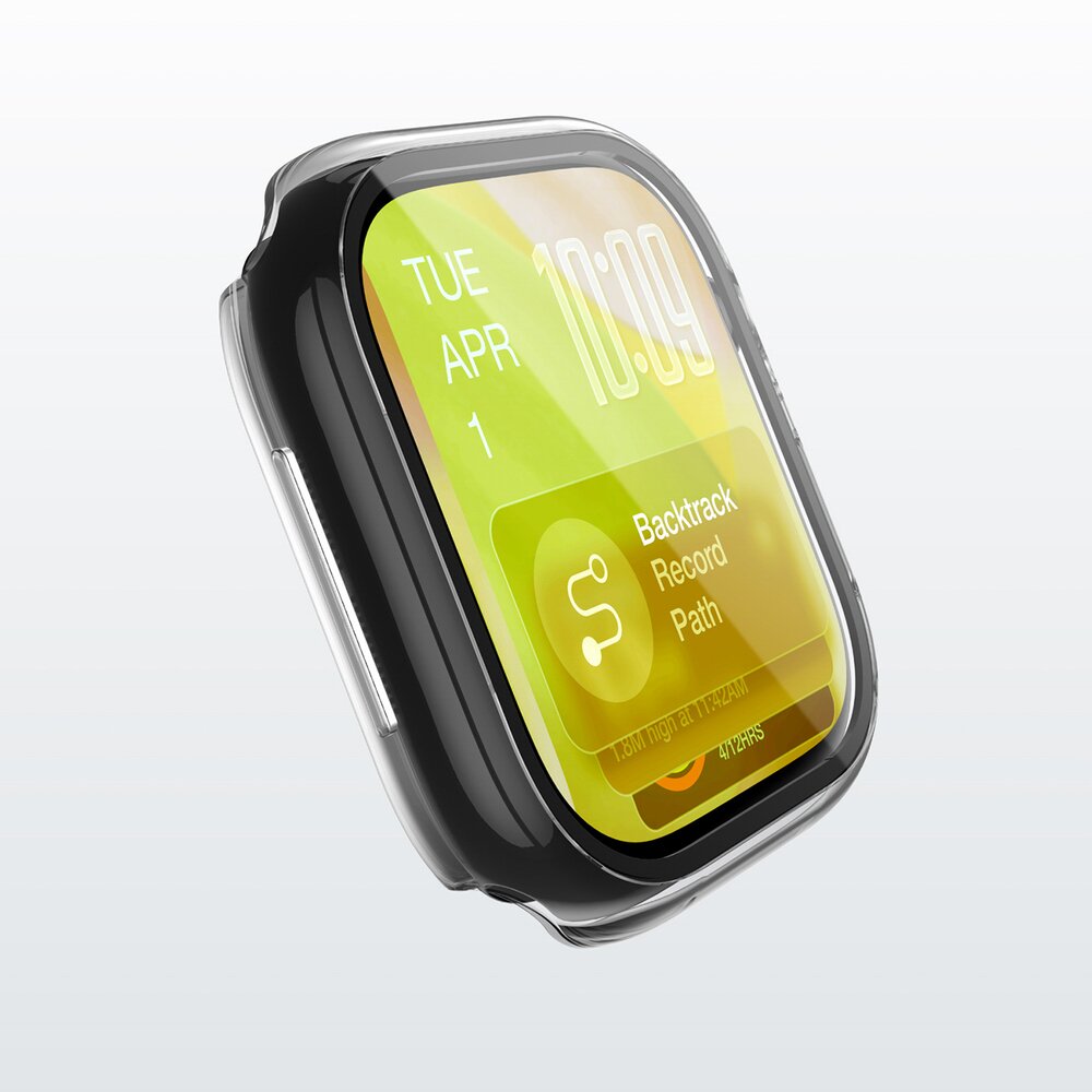 Apple Watch Series 11 46mm AmazingThing Radix ekrano apsauginis stiklas su dėklu – skaidrus 7