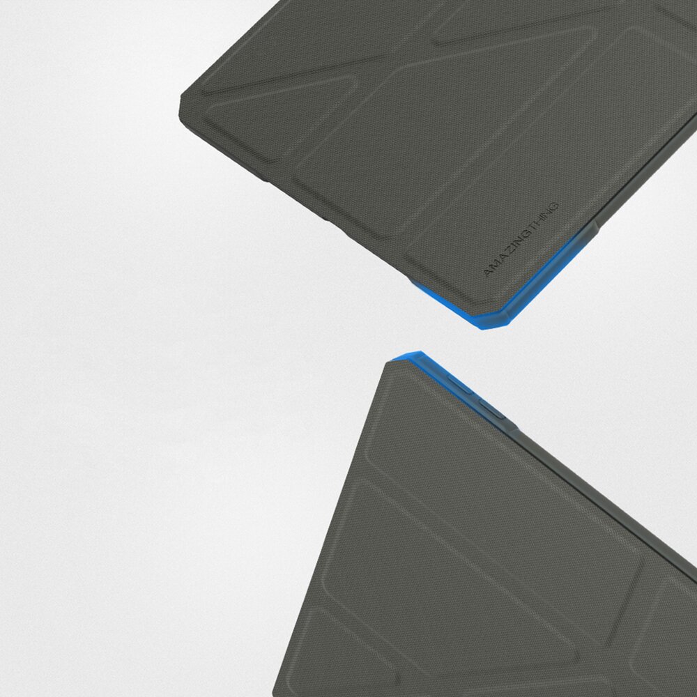 iPad Air M3 11" AmazingThing Titan Pro Folio dėklas – pilkas 4