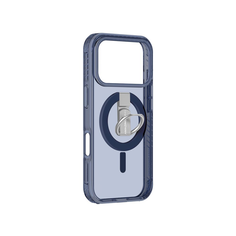 iPhone 17 Pro Max AmazingThing Titan Pro Grip Ring Set dėklas su MagSafe – mėlynas 2 iPhone 17 Pro Max AmazingThing Titan Pro Grip Ring Set dėklas su MagSafe – mėlynas 2