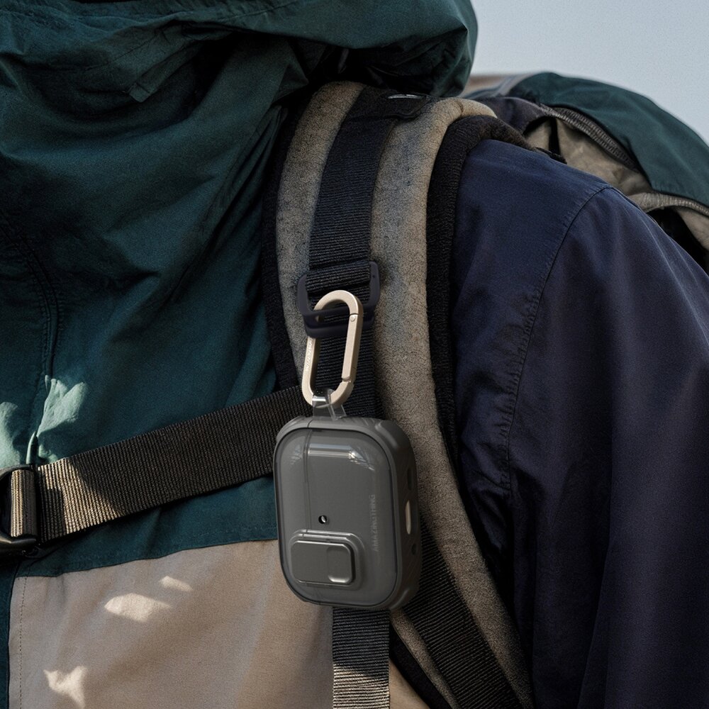 AirPods Pro 3 AmazingThing Titan Pro Mag Clear dėklas – juodas 12 AirPods Pro 3 AmazingThing Titan Pro Mag Clear dėklas – juodas 12