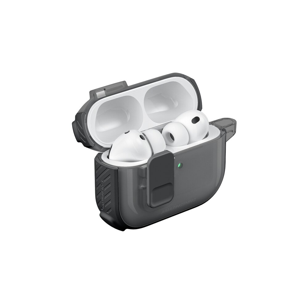 AirPods Pro 3 AmazingThing Titan Pro Mag Clear dėklas – juodas 6 AirPods Pro 3 AmazingThing Titan Pro Mag Clear dėklas – juodas 6