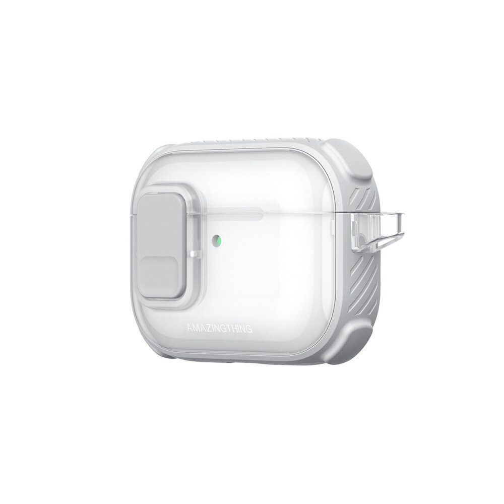 AirPods Pro 3 AmazingThing Titan Pro Mag Clear dėklas – baltas 8 AirPods Pro 3 AmazingThing Titan Pro Mag Clear dėklas – baltas 8