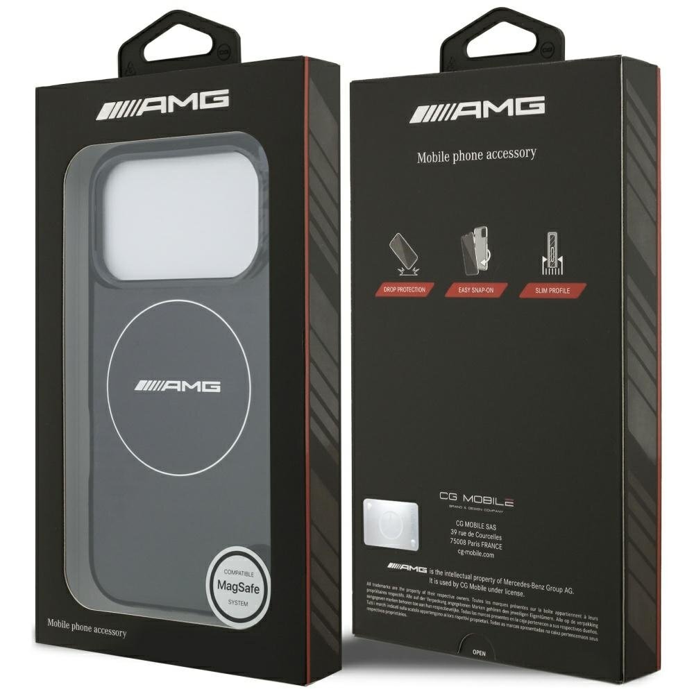 iPhone 17 Pro AMG dvigubo sluoksnio permatomas MagSafe dėklas – juodas 7 iPhone 17 Pro AMG dvigubo sluoksnio permatomas MagSafe dėklas – juodas 7