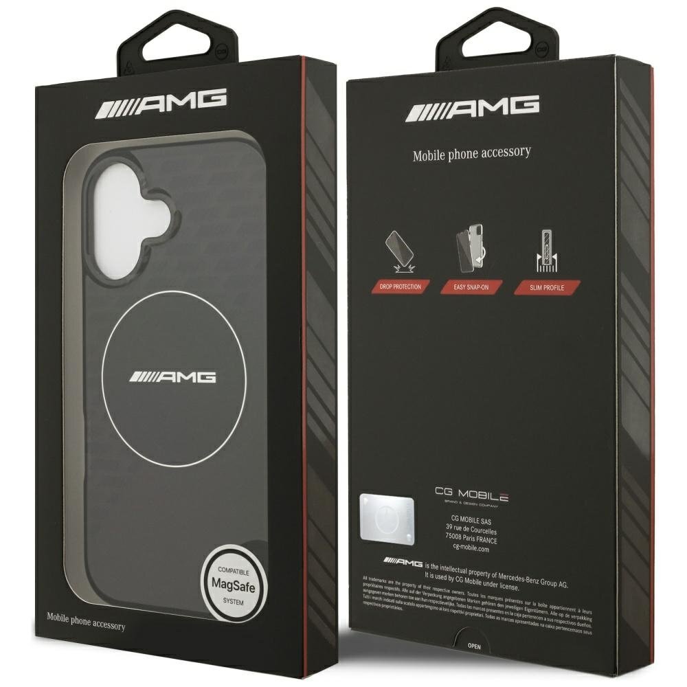 iPhone 17 AMG Nauble Layer permatomas MagSafe dėklas – juodas 7