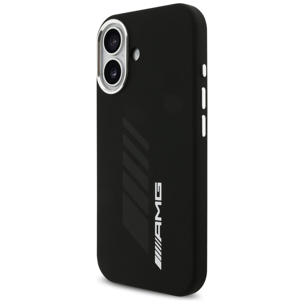 iPhone 17 AMG Silicone Oversize Rhombs MagSafe dėklas – juodas 1