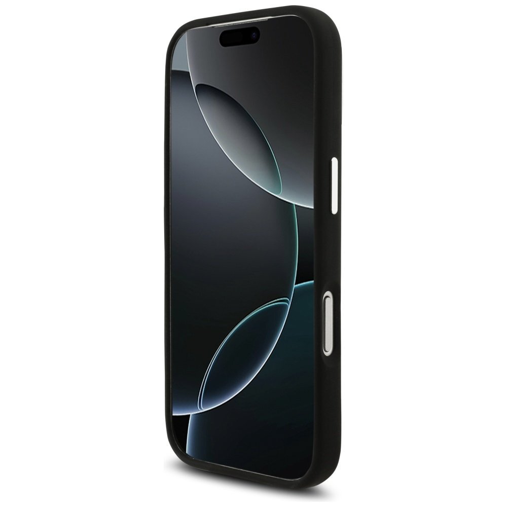 iPhone 17 Pro AMG Silicone Oversize Rhombs MagSafe dėklas – juodas 4