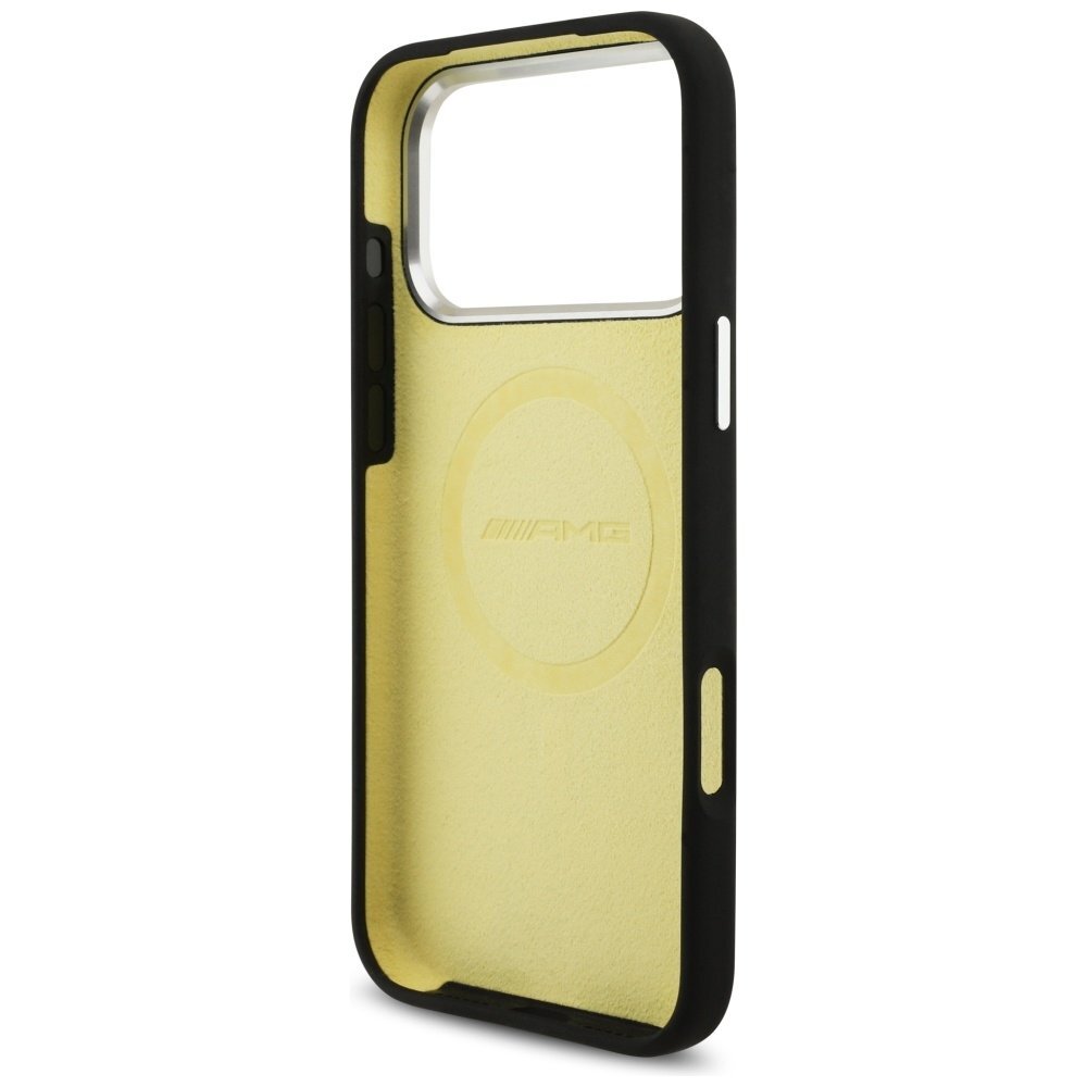 iPhone 17 Pro Max AMG Silicone Oversize Rhombs MagSafe dėklas – juodas 6 iPhone 17 Pro Max AMG Silicone Oversize Rhombs MagSafe dėklas – juodas 6