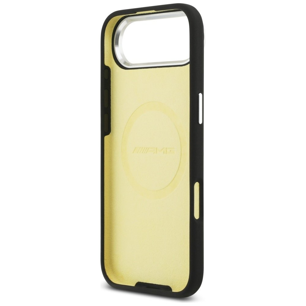 iPhone Air AMG Silicone Oversize Rhombs MagSafe dėklas – juodas 6