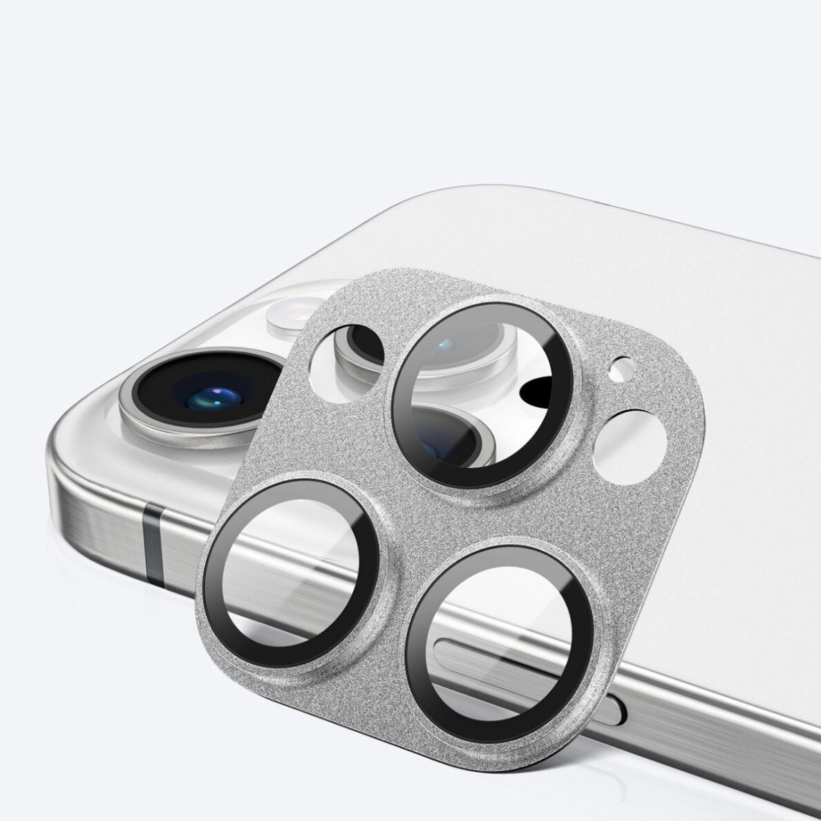 iPhone 16 Pro / 16 Pro Max AmazingThing Aviation-Grade Alloy kameros stiklas – pilkas 7 iPhone 16 Pro / 16 Pro Max AmazingThing Aviation-Grade Alloy kameros stiklas – pilkas 7