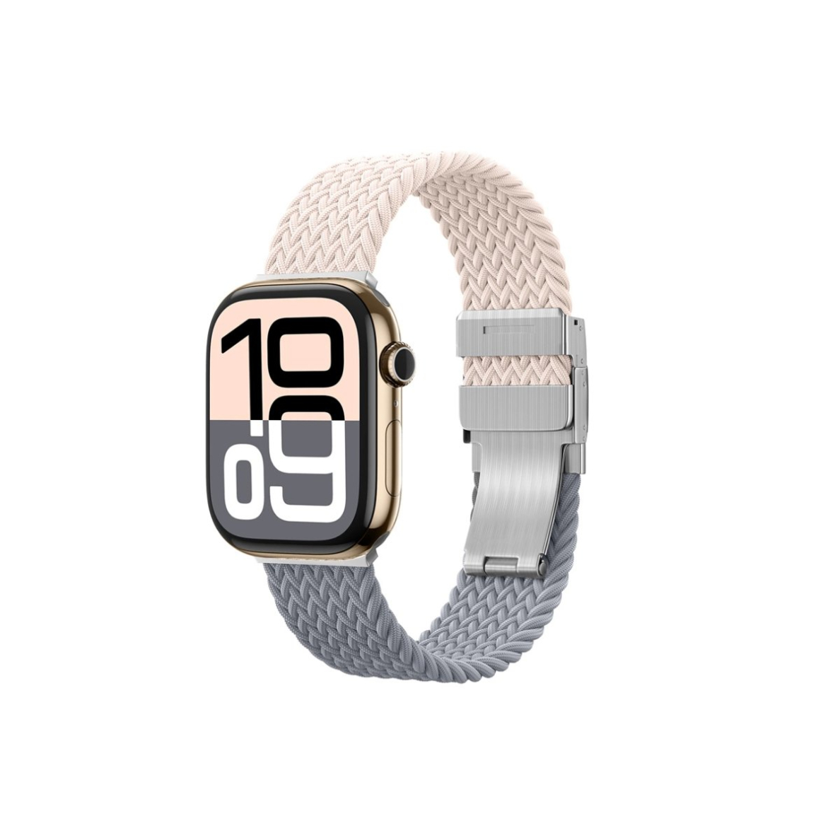 Apple Watch 42mm AmazingThing Blend Band dirželių rinkinys 2vnt - rožinis-pilka/rožinis 2