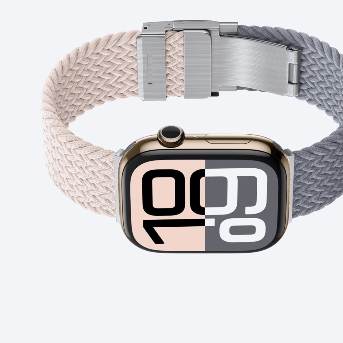 Apple Watch 42mm AmazingThing Blend Band dirželių rinkinys 2vnt - rožinis-pilka/rožinis 3