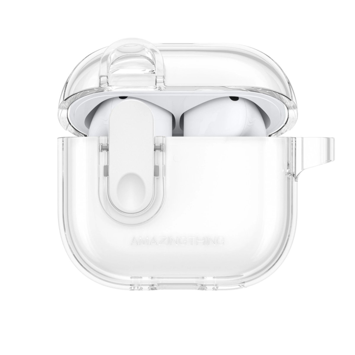 AirPods 4 AmazingThing Minimal dėklas - skaidrus AirPods 4 AmazingThing Minimal dėklas - skaidrus