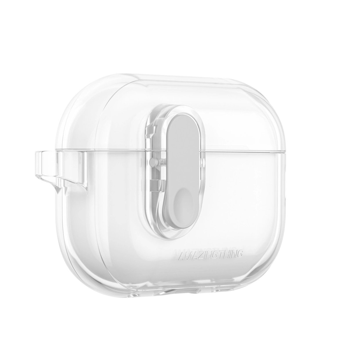 AirPods Pro 2 AmazingThing Minimal silikoninis dėklas - permatomas 1 AirPods Pro 2 AmazingThing Minimal silikoninis dėklas - permatomas 1