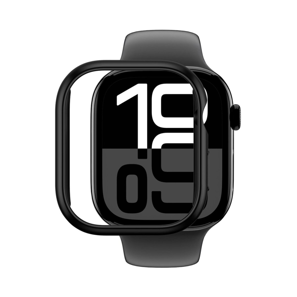Apple Watch 46mm AmazingThing Minimal dėklas - juodas 6 Apple Watch 46mm AmazingThing Minimal dėklas - juodas 6
