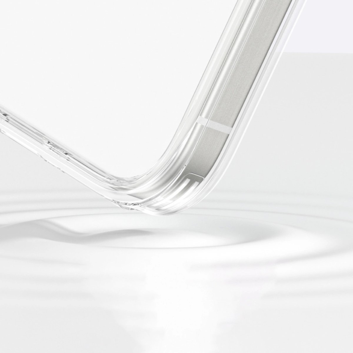 iPhone 16 Plus AmazingThing Minimal Mag dėklas su magnetiniu žiedu - permatomas 6