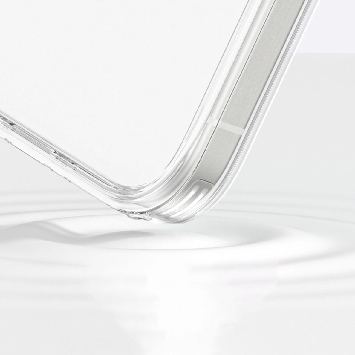 iPhone 16 Pro Max AmazingThing Minimal Mag dėklas su magnetiniu žiedu - permatomas 6