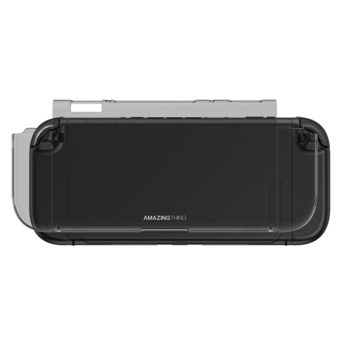 Nintendo Switch 2 dėklas AmazingThing PlayShield Bare – skaidrus/juodas 2 Nintendo Switch 2 dėklas AmazingThing PlayShield Bare – skaidrus/juodas 2
